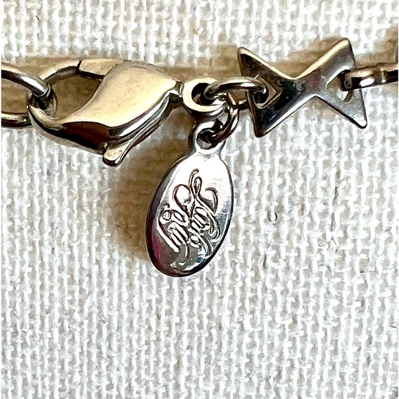 Kirk’s Folly Long Silver Tone Pendant Necklace Pave Crystal Teddy Bear & Girls - Picture 10 of 10